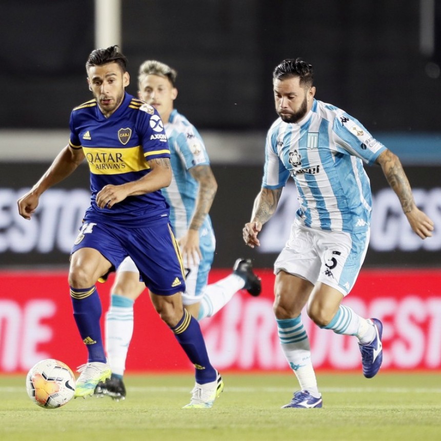 El partido de ida fue para Racing Club que derrotó a Boca Juniors 1 a 0