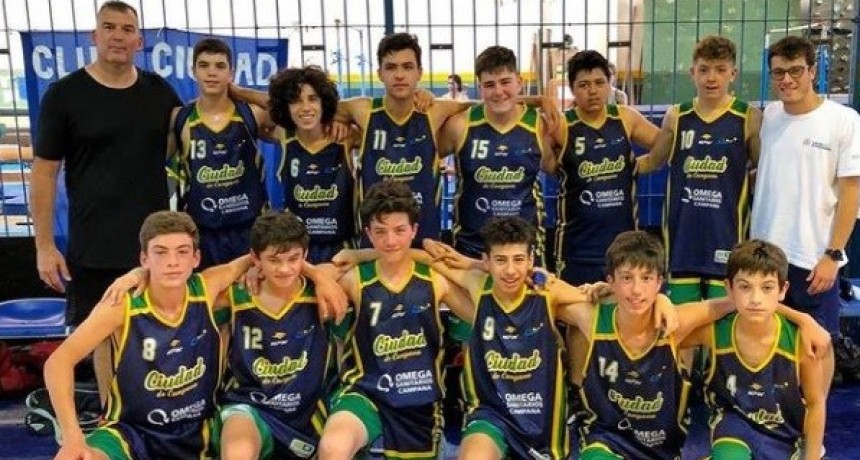 Básquet: los U13 del Club Ciudad avanzan a paso firme en la Liga Provincial