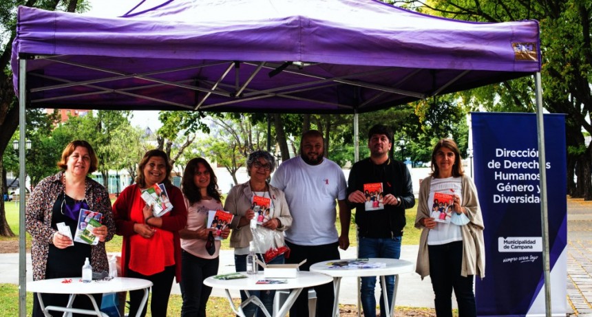 El Municipio realizó una campaña de concientización del VIH/SIDA   