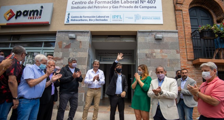 Puesta en marcha del Centro de Formación Laboral 407 de Campana