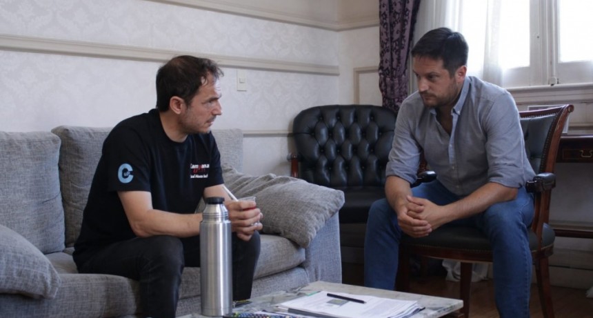 Abella recibió a Brutti, quien será el próximo presidente del HCD