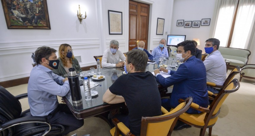 LA PLATA : Kicillof recibió a intendentes de la costa atlántica 