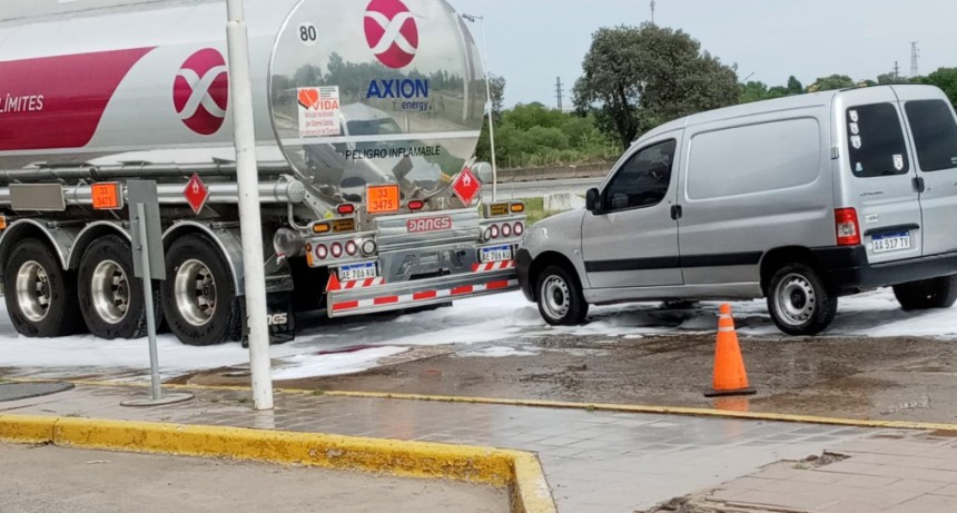 Defensa Civil participó de un simulacro en el Camino Zárate Brazo Largo