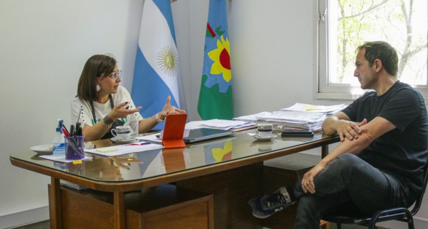 El Intendente se reunió con Casaretto, la nueva directora general de Habilitaciones   
