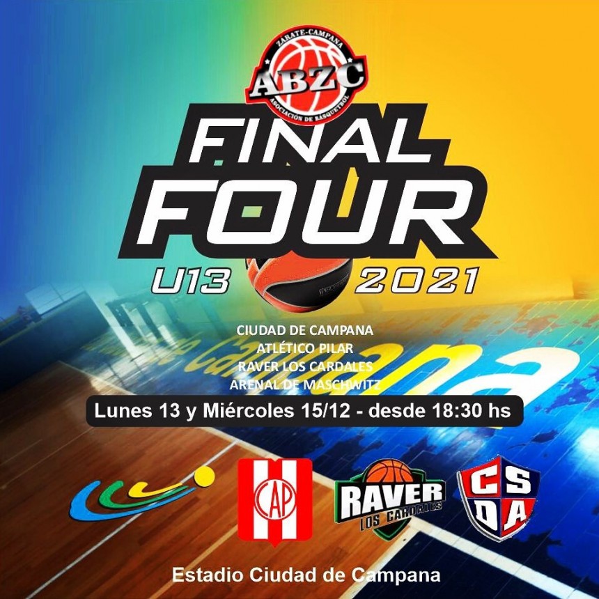 Se juega el Final Four de U 13 en Campana