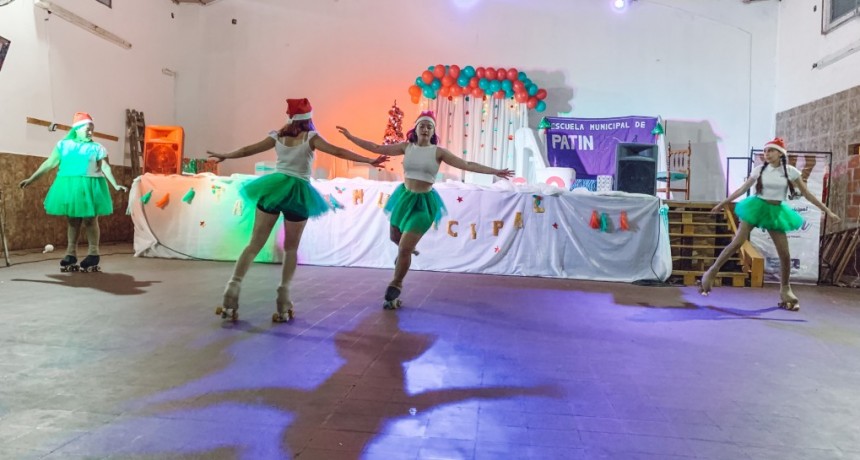 Con una espectacular gala, la Escuela Municipal de Patín cerró el año