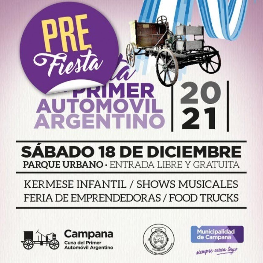 La ciudad vivirá una nueva Fiesta del 1º Automóvil Argentino