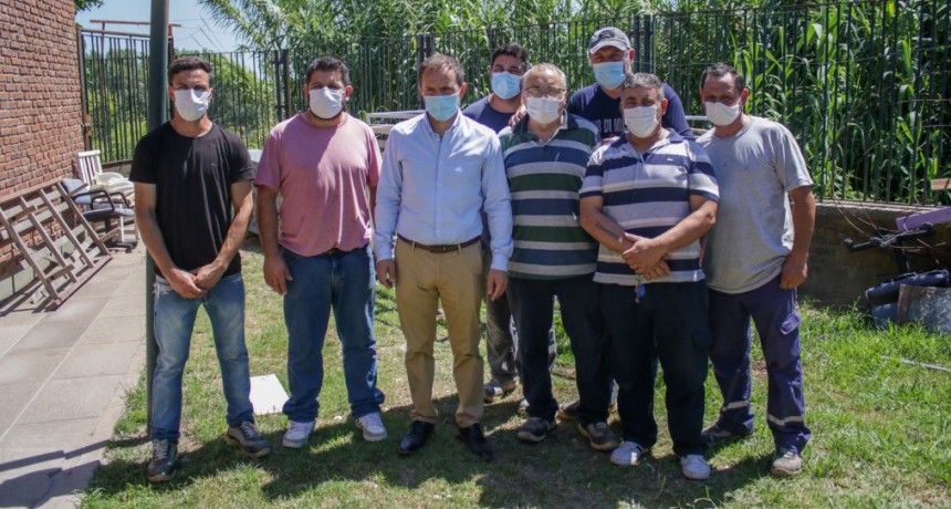 Abella destacó el trabajo del equipo de mantenimiento del hospital San José