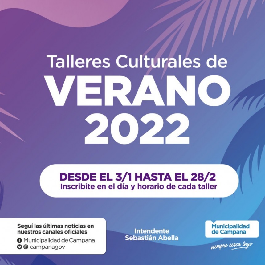 Los talleres culturales de verano también llegan al centro de la ciudad