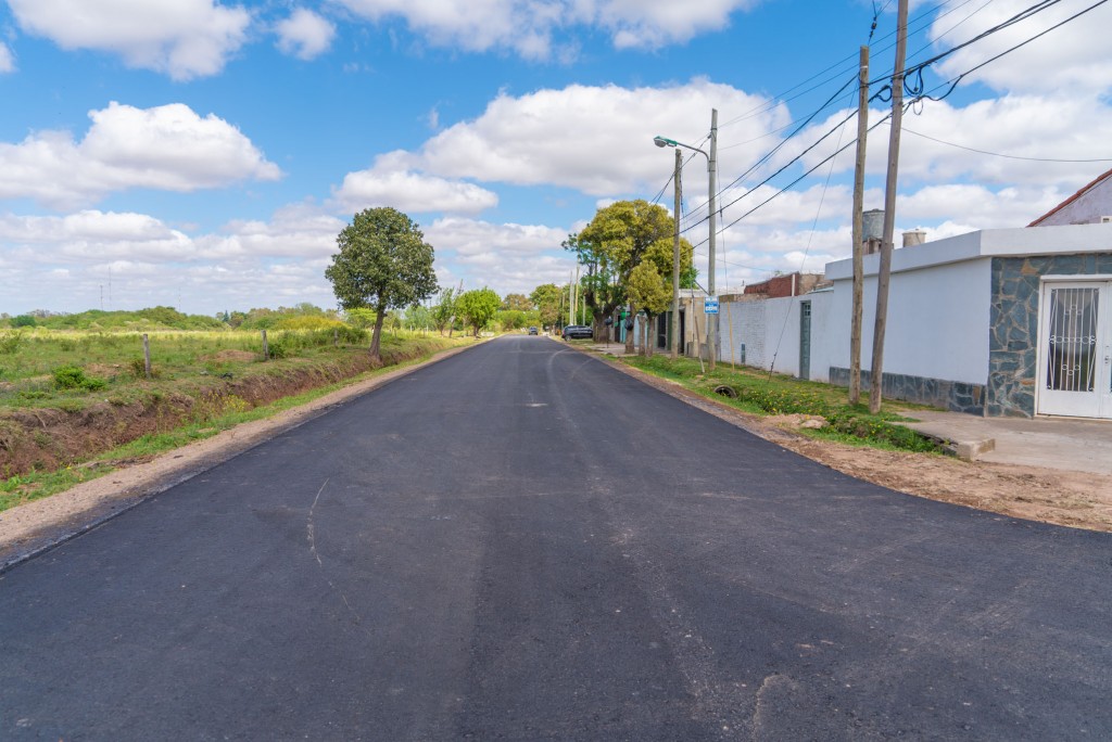  El barrio Dallera ahora tiene más cuadras de asfalto