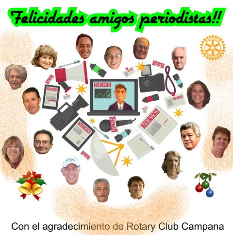 Gracias Rotary Club Campana por vuestro saludo
