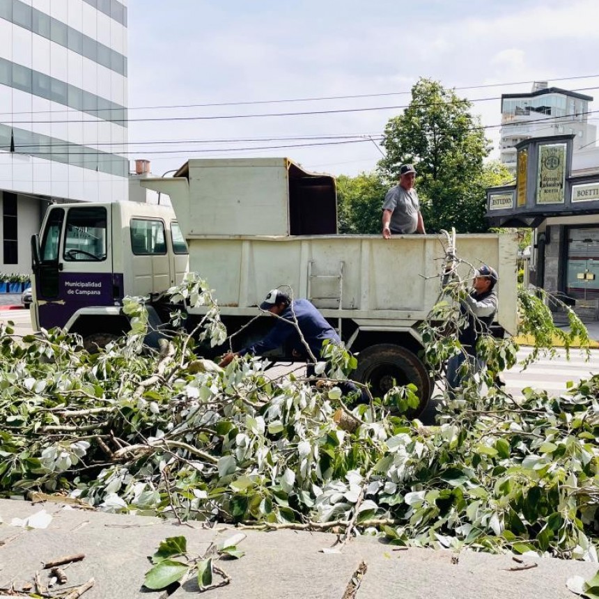 El Municipio sigue trabajando intensamente para normalizar la situación tras el temporal