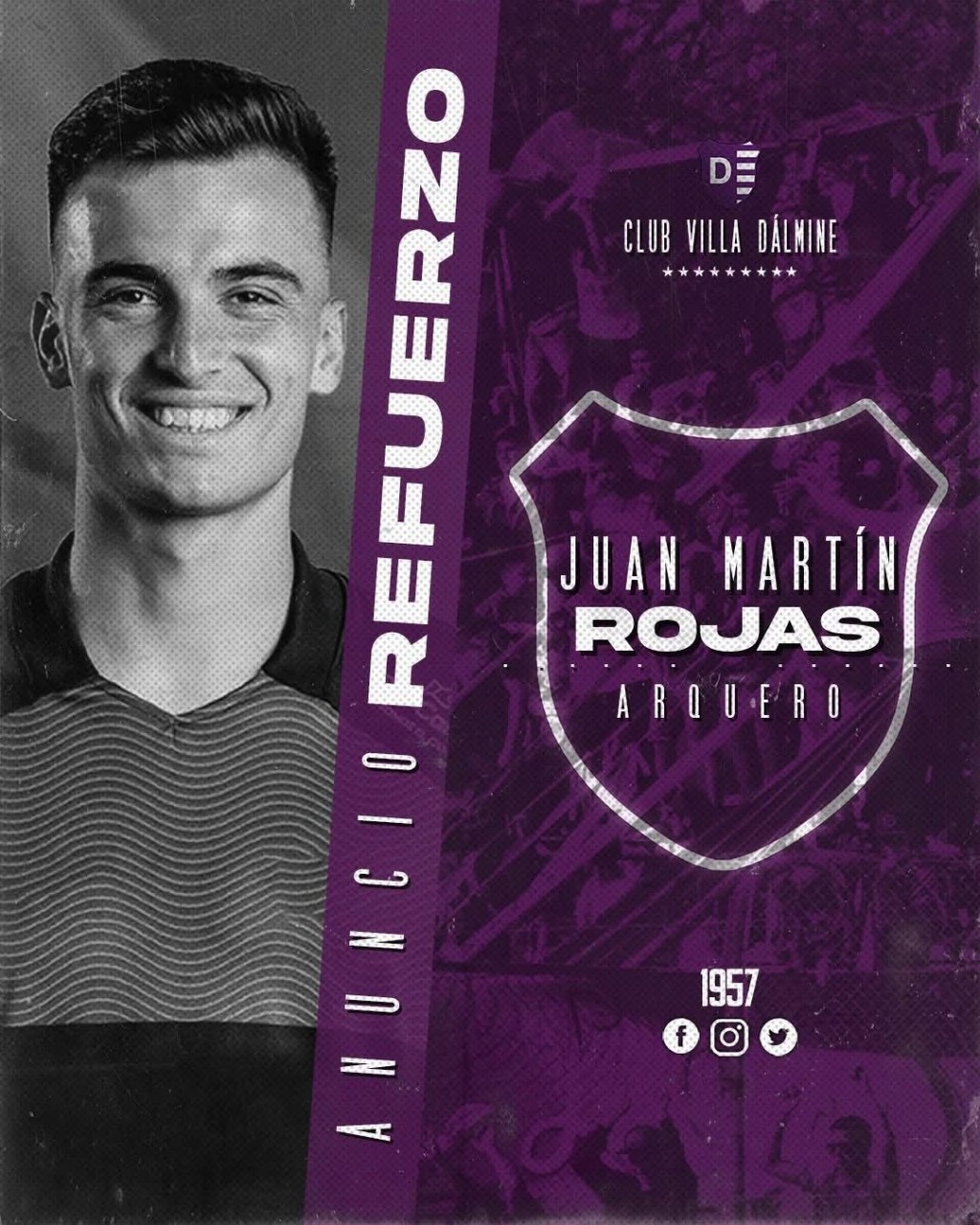 Cuarta incorporación de Villa Dálmine que sigue armando su plantel 2026