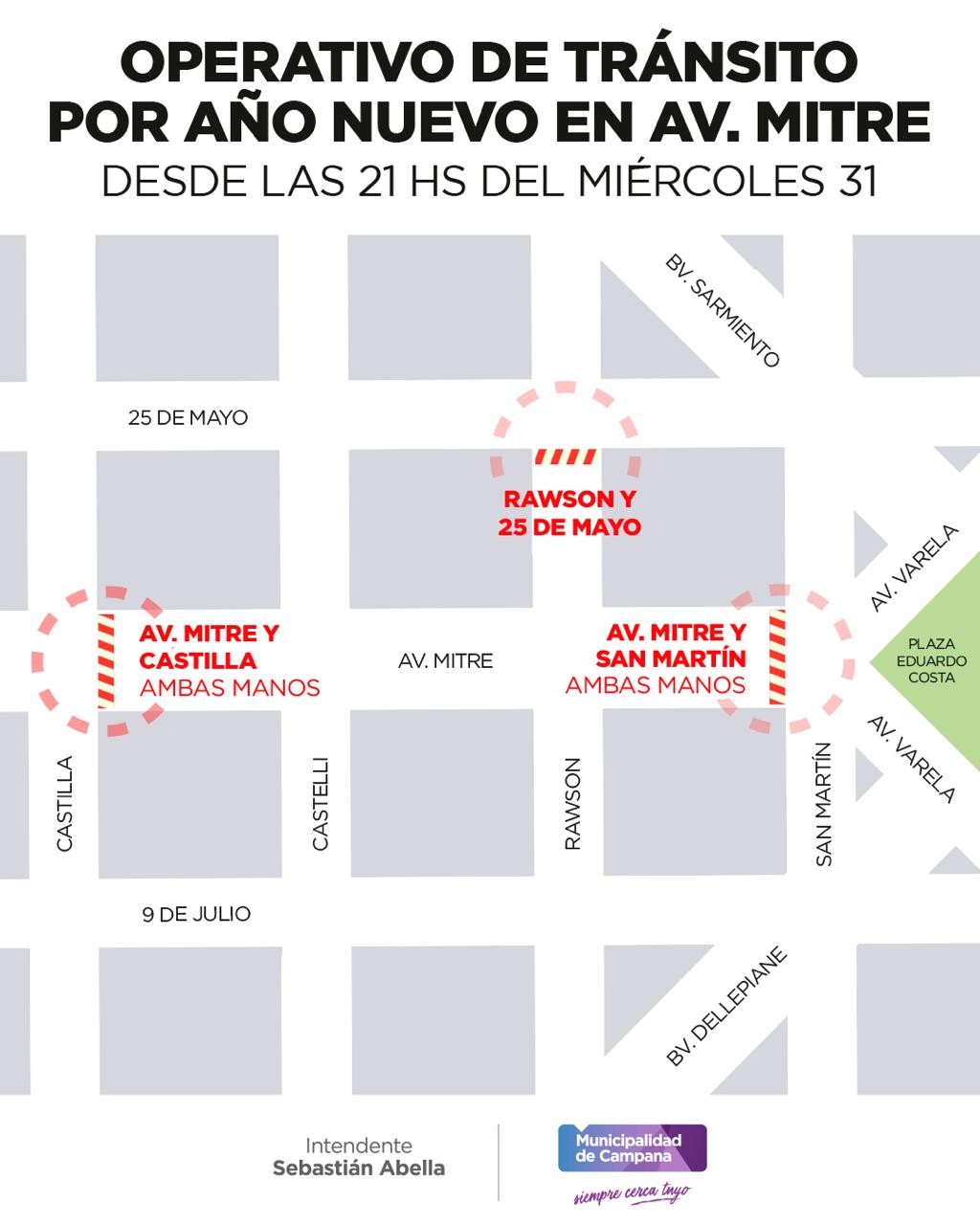 Avenida Mitre: en Año Nuevo también habrá un operativo especial de prevención